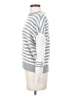 CATHERINE Catherine Malandrino 100% Acrylic Stripes White Silver Pullover Sweater Size S - photo 5