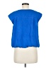 Eclair Blue Sleeveless Blouse Size L - photo 2