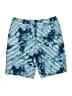 The North Face 100% Polyester Tie-dye Blue Board Shorts Size 14 - 16 - photo 2