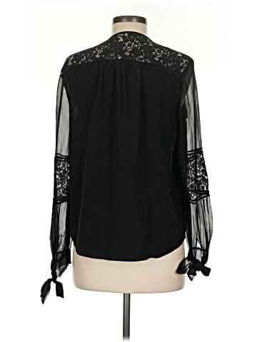 Rebecca Taylor Long Sleeve Silk Top (view 2)