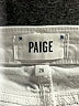 Paige Metallic Ivory Jeans Size 26 waist - photo 7