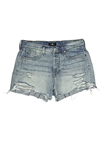 7 For All Mankind Denim Shorts (view 1)