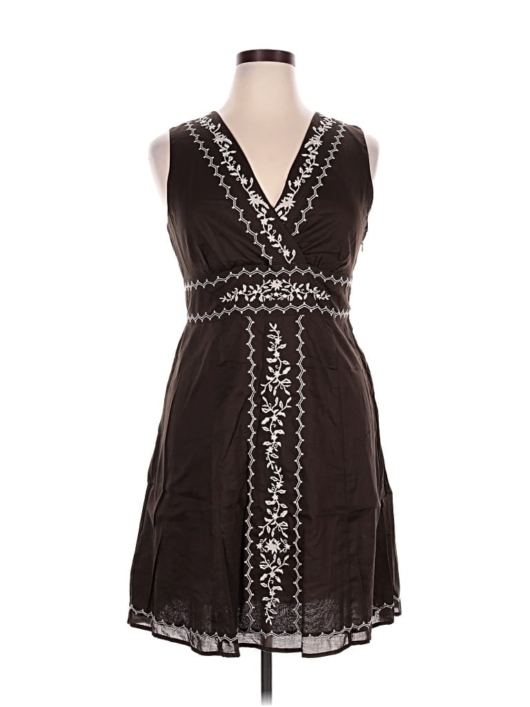 Pre-owned Eddie Bauer Cocktail Dress In Brown