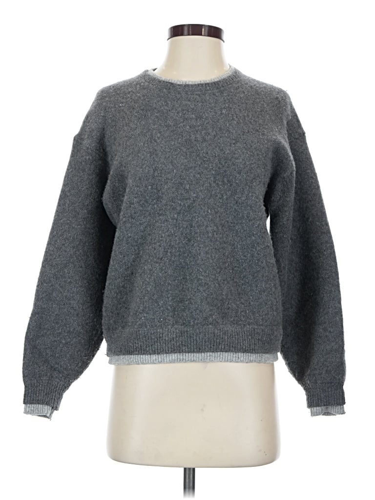 Pre-owned Tna Wool Pullover Sweater In Gray