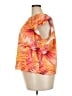 Nicole Miller 100% Polyester Orange Sleeveless Blouse Size XXL - photo 5