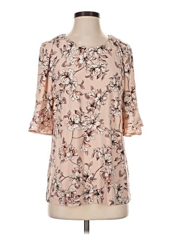 Karl Lagerfeld Paris 3/4 Sleeve Blouse (view 1)