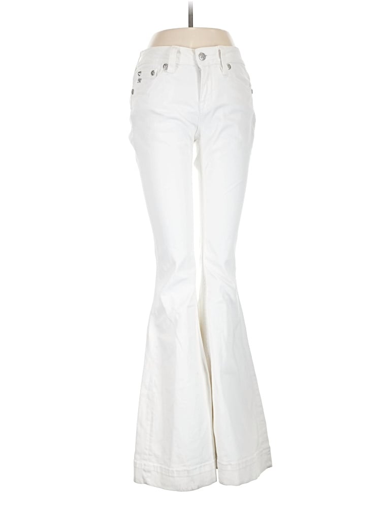 Pre-owned Miss Me Jeans In Ivory