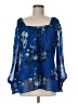 Laurie Felt 100% Polyester Blue 3/4 Sleeve Blouse Size M - photo 1