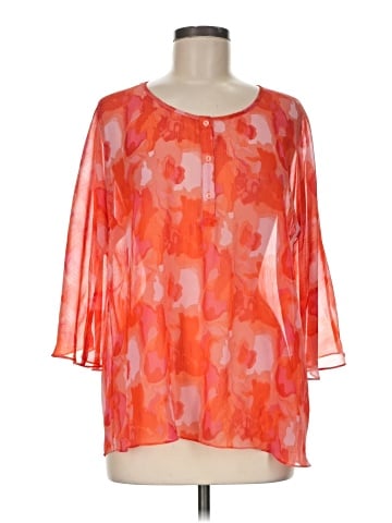 Isaac Mizrahi LIVE! 3/4 Sleeve Blouse (view 1)
