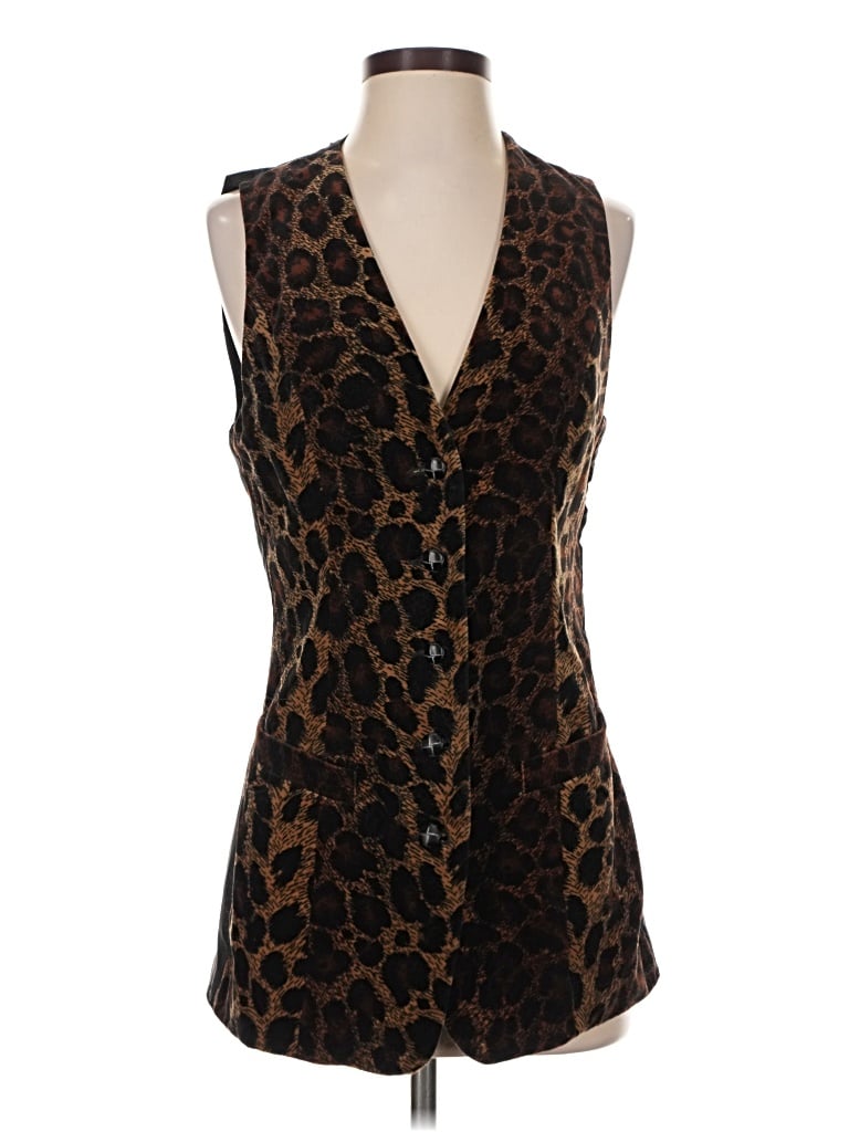 Pre-owned Assorted Brands Vest In Brown