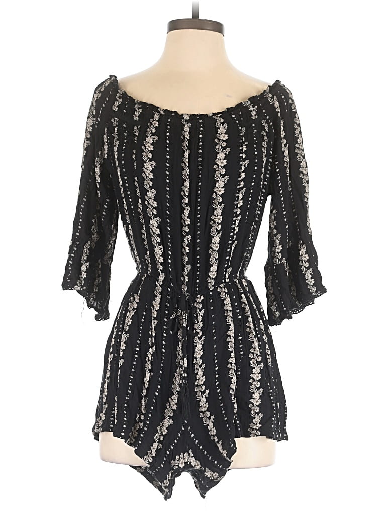 Pre-owned Angie Romper In Black