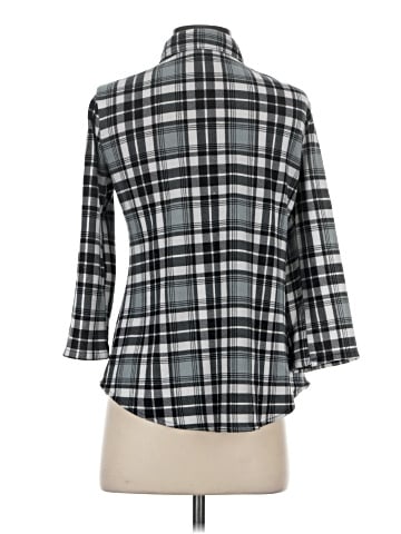 Eden & Olivia 3/4 Sleeve Button-Down Shirt (view 2)