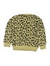 Crewcuts Outlet 100% Cotton Animal Print Gold Pullover Sweater Size 6 - 7 - photo 2
