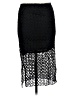 Say What? 100% Polyester Polka Dots Black Formal Skirt Size M - photo 2
