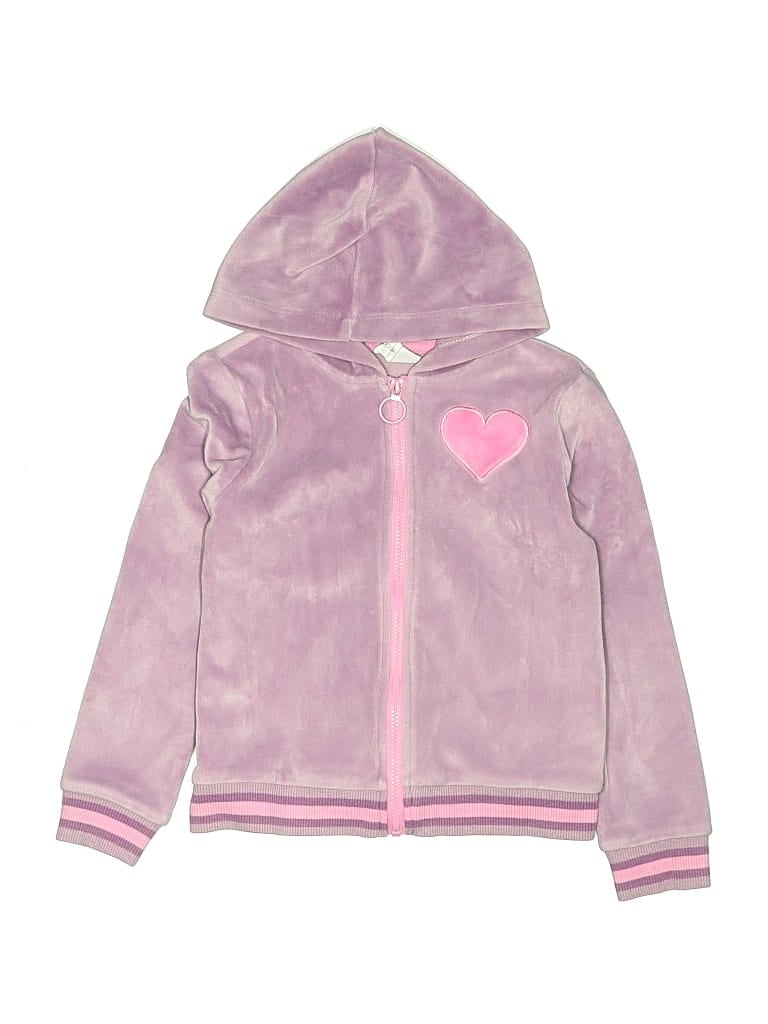 Pre-owned Ideology Kids' Zip Up Hoodie In Pink