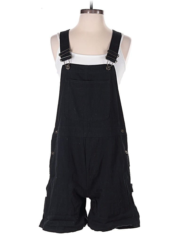 Pre-owned Vans Overall Shorts In Black