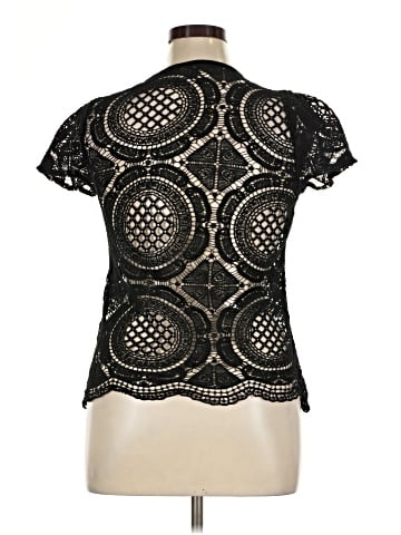 INC International Concepts Short Sleeve Blouse (view 2)