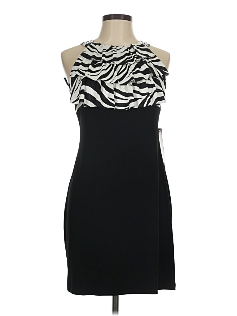 Pre-owned En Focus Studio Cocktail Dress In Black