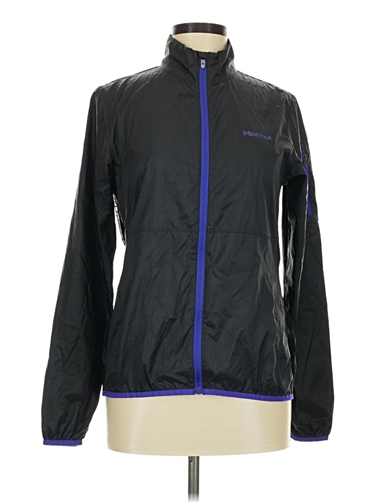 Pre-owned Marmot Track Jacket In Black