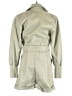 7 For All Mankind 100% Polyurethane Green Brown Romper Size XS - photo 2