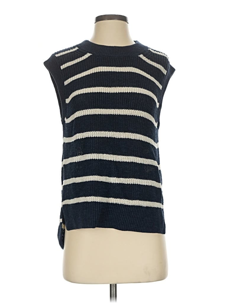 Pre-owned Faherty Sweater Vest In Blue