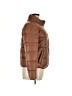 Sebby 100% Polyurethane Solid Brown Jacket Size XL - photo 4