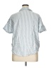 dip Stripes Blue Short Sleeve Blouse Size 1X - photo 2