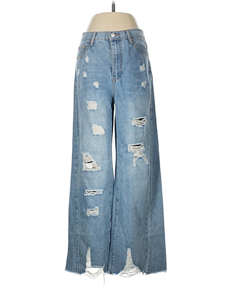 Pre-owned So Me Jeans In Blue