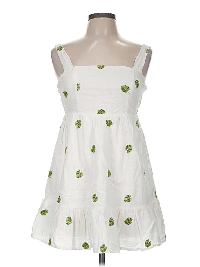 Pre-owned Rewind Casual Dress In White