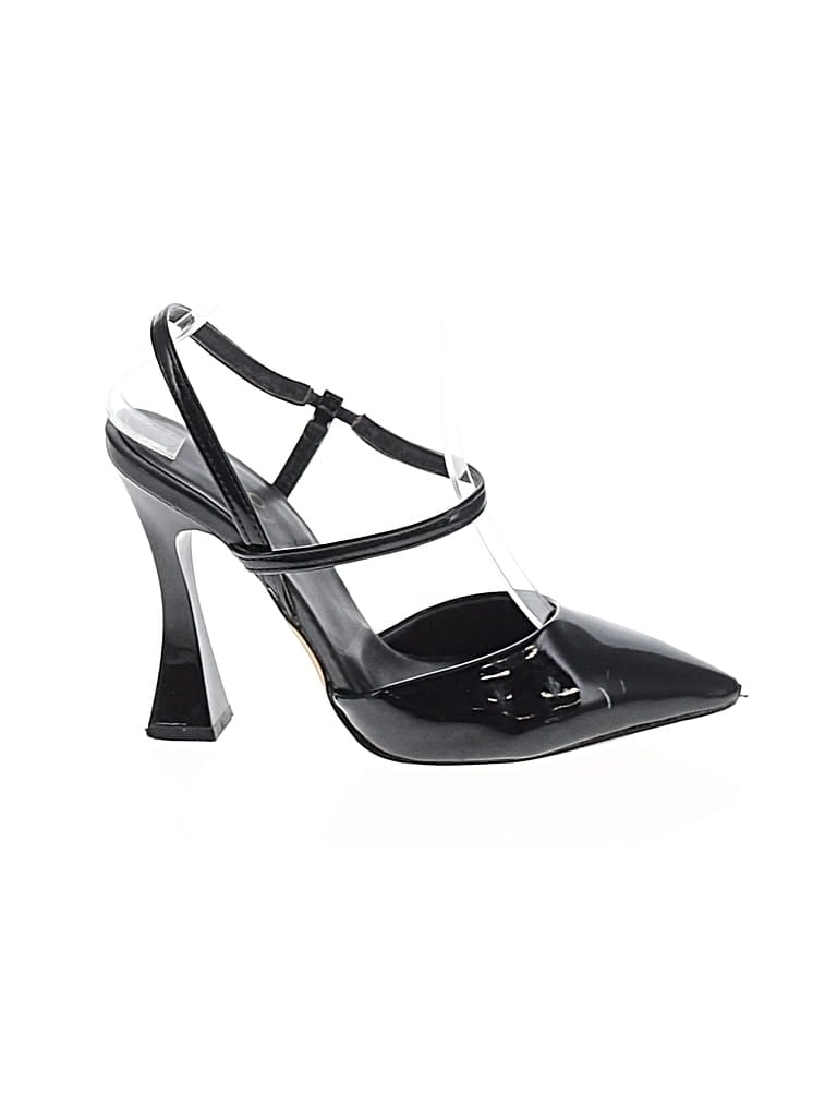 Pre-owned Aldo Heels In Black