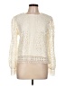 Ultra Pink 100% Polyester Ivory Long Sleeve Blouse Size L - photo 1