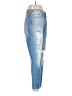 True Religion 100% Cotton Hearts Blue Jeans Size 29 waist - photo 4