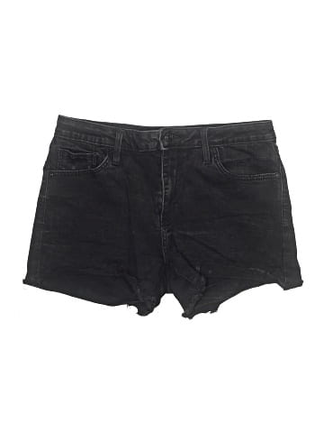 Just Black Denim Shorts (view 1)