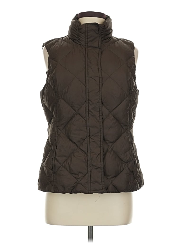 Pre-owned Eddie Bauer Vest In Brown