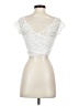C'est Toi White Short Sleeve Top Size S - photo 2