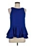 Milly Blue Sleeveless Blouse Size 8 - photo 1