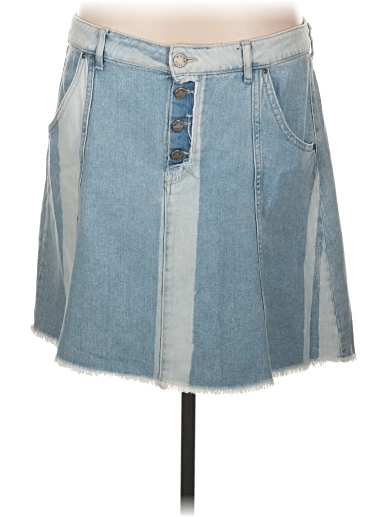 Pre-owned William Rast Denim Skirt In Blue