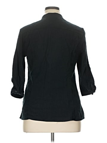 Jones New York Sport 3/4 Sleeve Button-Down Shirt (view 2)