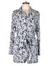 Willow Animal Print Silver Romper Size L - photo 1