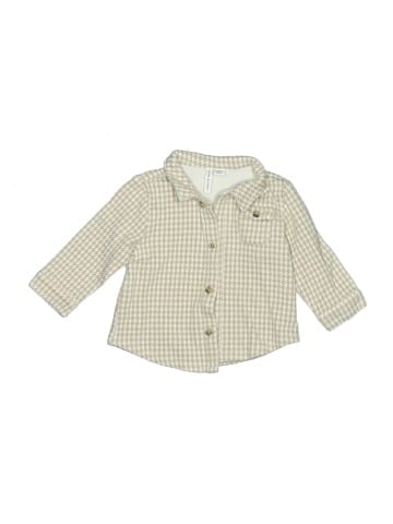 Janie and Jack Long Sleeve Button-Down Shirt (view 1)