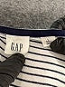 Gap Stripes Gray Casual Dress Size L (tall) - photo 4