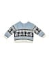 Janie and Jack Paisley Blue Pullover Sweater Size 6-12 mo - photo 1
