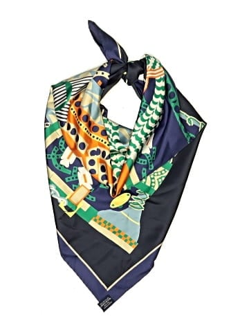 Hermès Silk Silla De Gaucho Scarf 90 (view 1)
