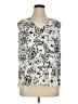 Kasper 100% Polyester Ivory Sleeveless Blouse Size XL - photo 1