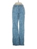 H&M Paisley Blue Jeans Size 0 - photo 1