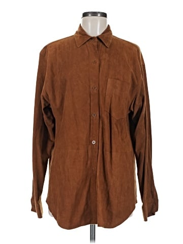 Ann Taylor Long Sleeve Button-Down Shirt (view 1)