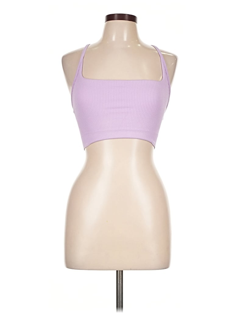 Pre-owned All In Motion Tank Top Purple Halter Neckline Tops
