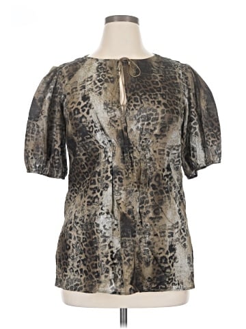 CALVIN KLEIN JEANS Short Sleeve Blouse (view 1)