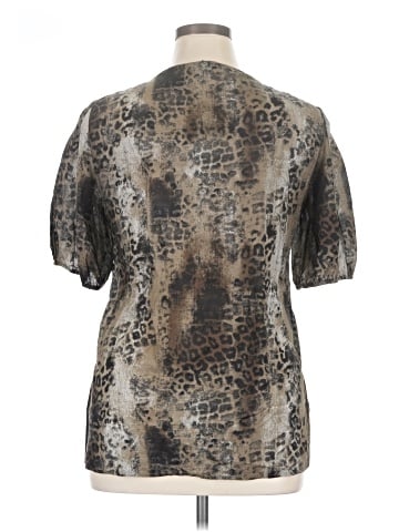 CALVIN KLEIN JEANS Short Sleeve Blouse (view 2)