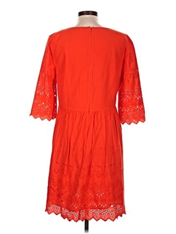 Madewell Eyelet Lattice Dress (view 2)